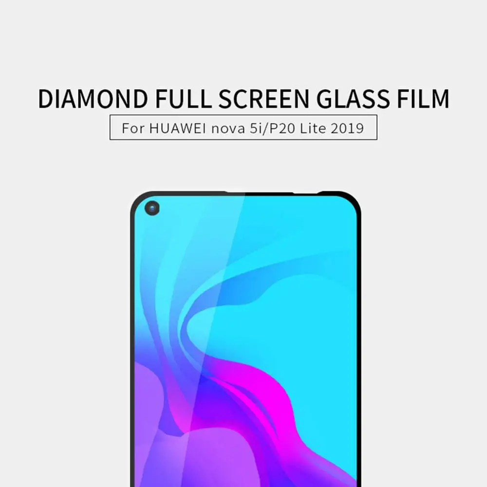 5D 9 H полное покрытие закаленное стекло для HuaWei P20 Lite 2019 HD Защита экрана huawei nova 5i