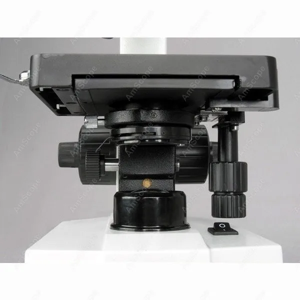 Монокулярный композитный микроскоп принадлежности AmScope 40X 2500X светодиодный