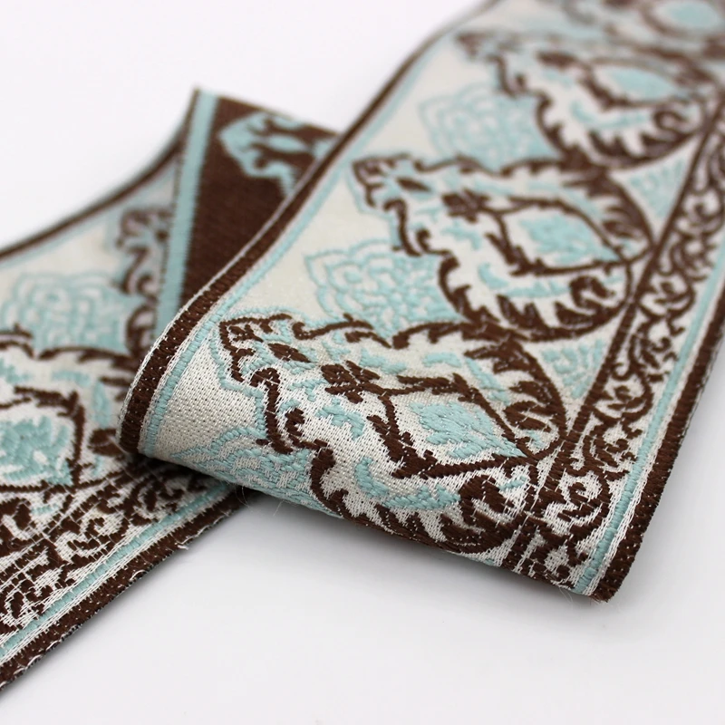 Ribbons for crafts Polyester cotton lace ethnic costume embroidered webbing blinds decoration 5yards/lot Width 6CM | Дом и сад