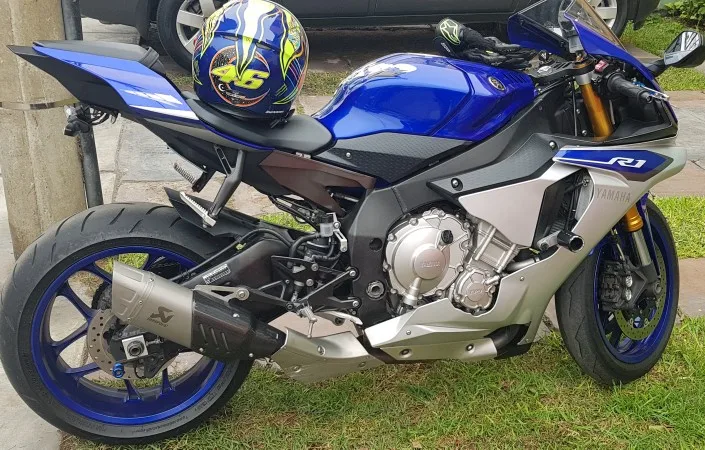 Для Yamaha YZF R1- в форме "Дэси" аксессуары Нержавеющая сталь изменение Escape, для езды на мотоцикле Запчасти для Yamaha YZF-R1