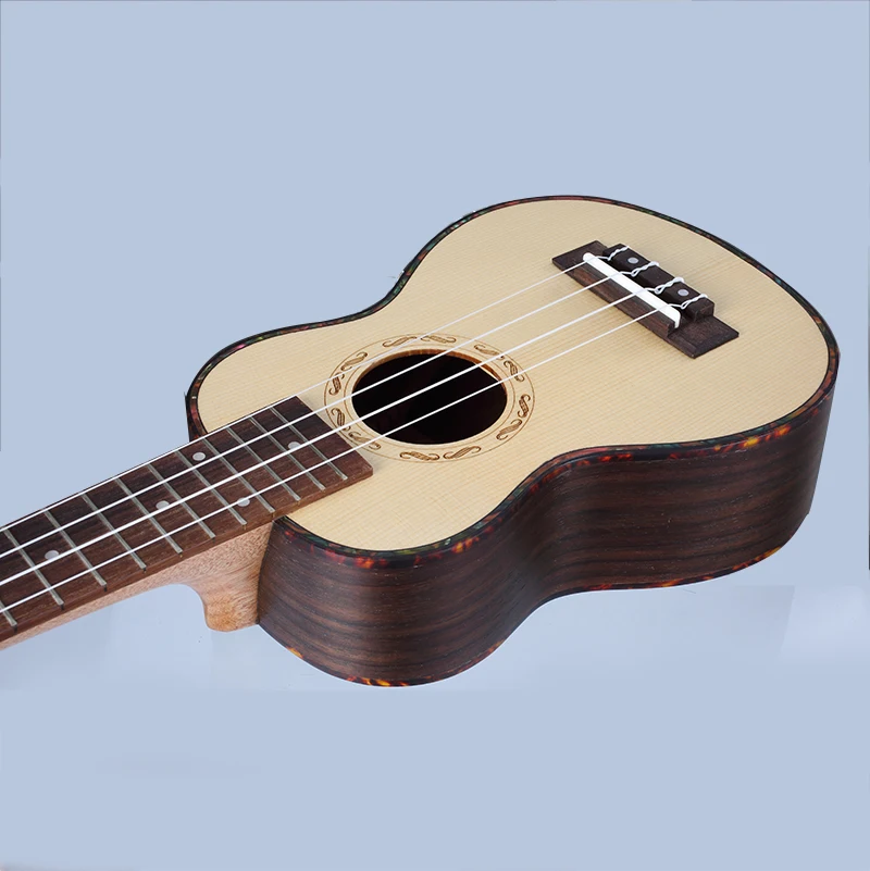 21 дюймов Мини Гитара Укулеле Музыкальные Лады Instruments15 Pruce полузакрытых Роторный