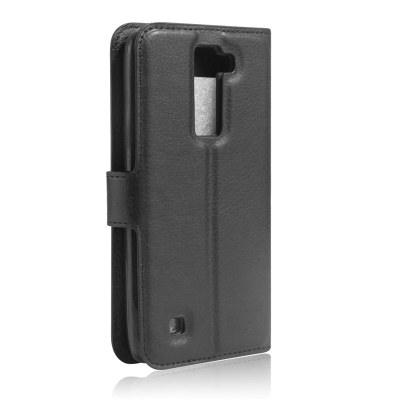 Новый чехол-книжка из искусственной кожи личи для LG K8 K350N K7 X210DS K10 K420N с отделениями
