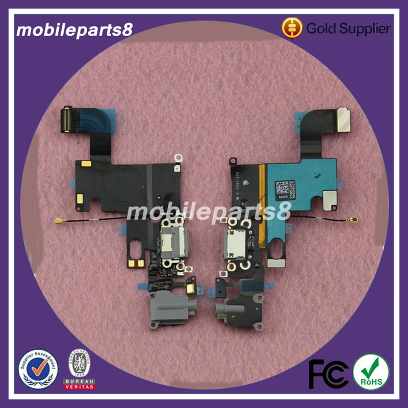 5 шт./лот OEM зарядный порт USB док-разъем Гибкая Замена для IPhone 6 6G 4 7 &quotзарядное