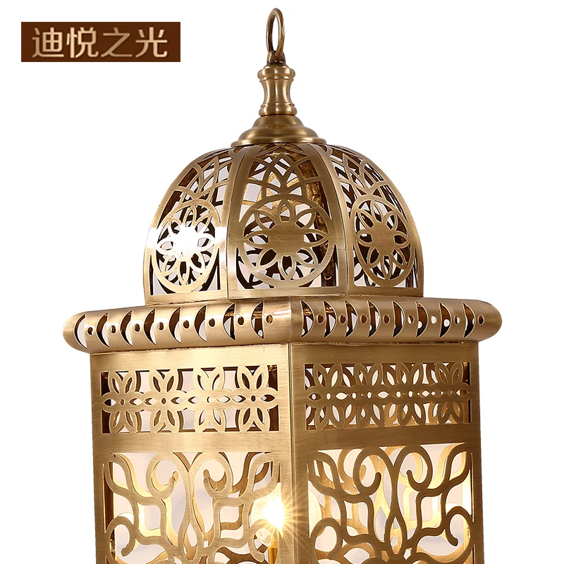 

Arab golden led E27 table lamp European indoor living room bedroom decorative 220V desk lamp copper wedding hotel table light