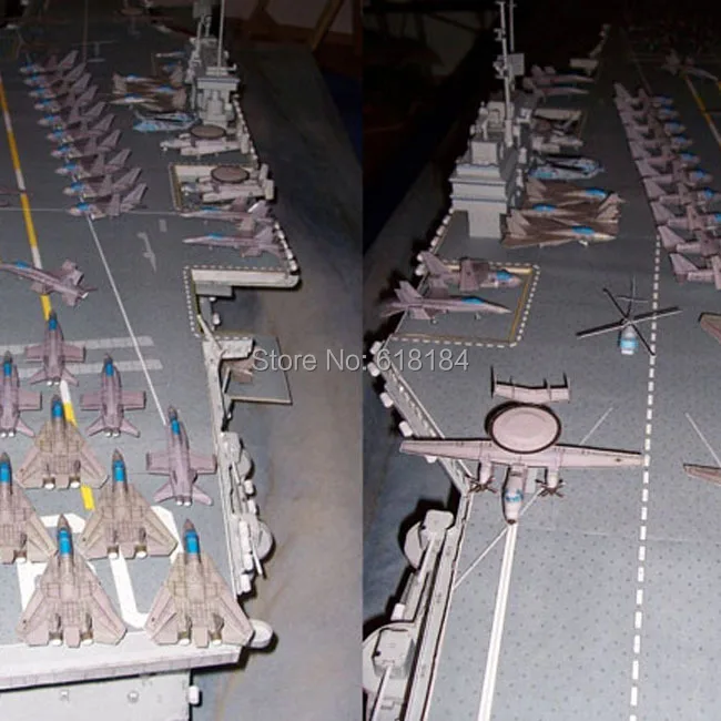 Новый 2016 а3 модели кораблей 1/200 масштаб 1.4 м WW2 сша uss саратога CVA 60 авианосец 3d