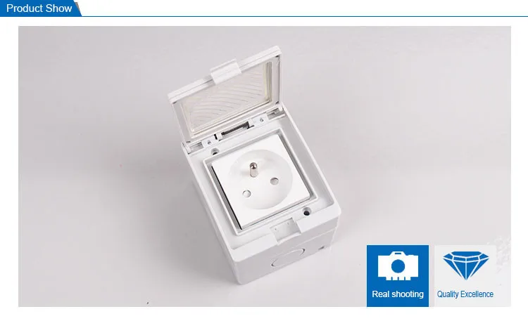 SP-fr ip55 16a 250 В Ванная комната Применение Водонепроницаемый розетки/одной позиции французский Стиль разъем