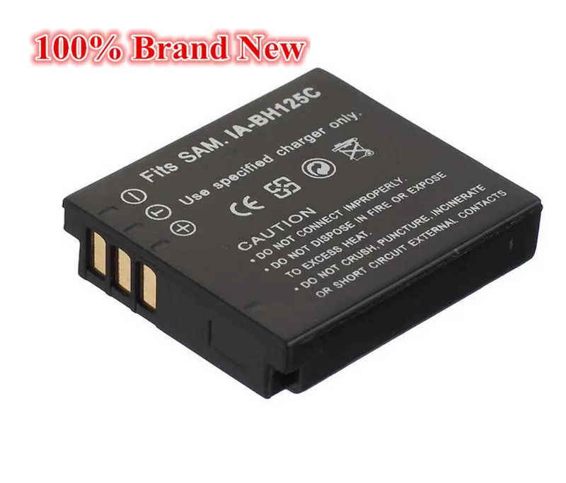 1250 мАч 100% новый бренд Замена батареи для камеры Samsung IA BH125C BP 41 R10 GRD3 GRD4 DP1M DP2M DP3M Merrill