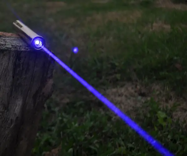 

Golden Sun Powerful 2W blue laser 450nm laser torch/focusable
