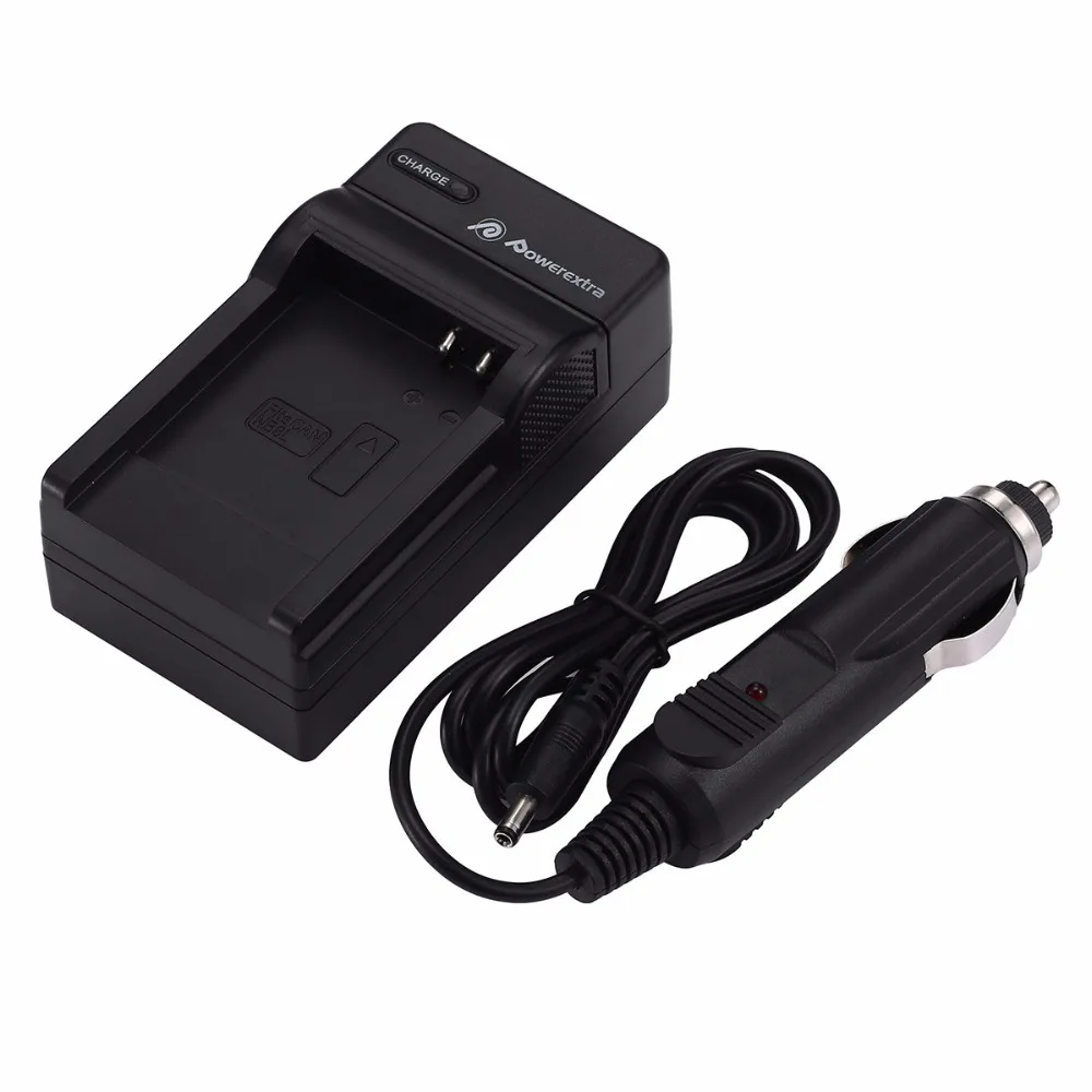 Powerextra Перезаряжаемые Li Ion Батарея Зарядное устройство зум объектив для Canon PowerShot