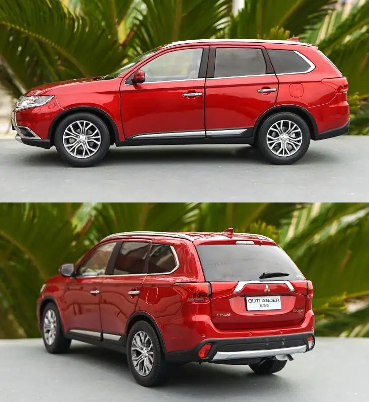 1:18 OUTLANDER SUV передовая модель автомобиля из сплава, литая металлическая модель игрушечного автомобиля, высококачественная коллекционная модель