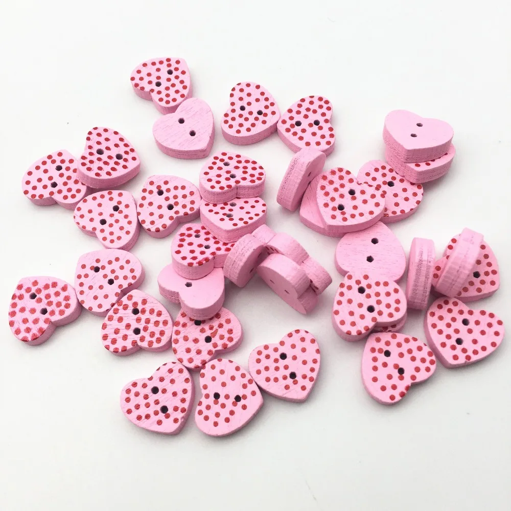 

200 шт., кнопки с двумя отверстиями, 15 мм