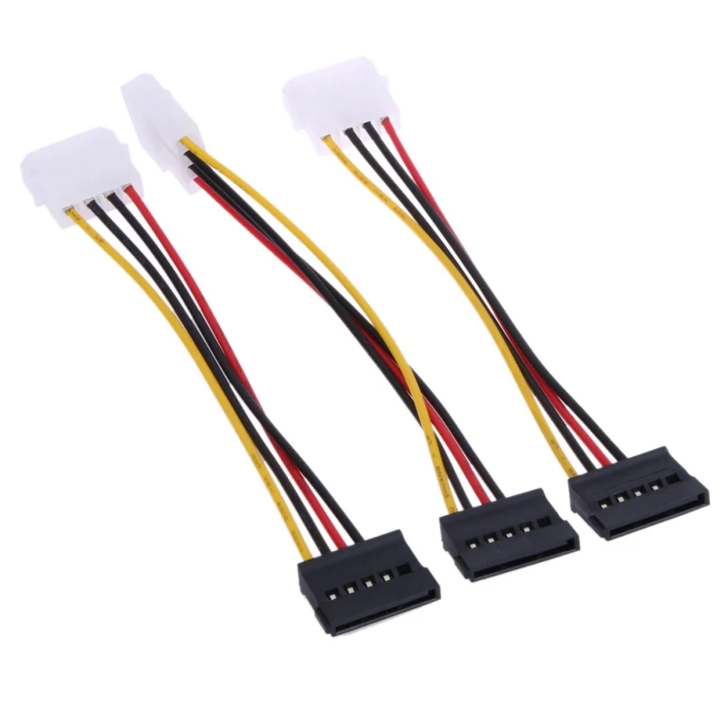 Wholesale 3 IDE to Serial ATA SATA Hard Drive Power Adapter Cable Extenders NI5L | Электроника