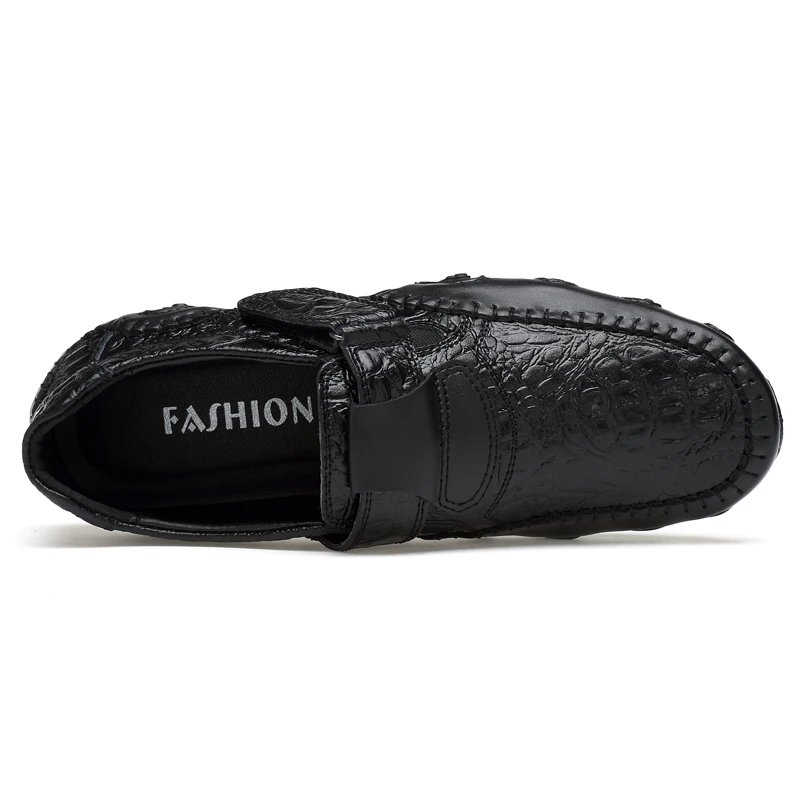 Мокасины ALCUBIEREE мужские из натуральной кожи Модные дышащие лоферы без застежки
