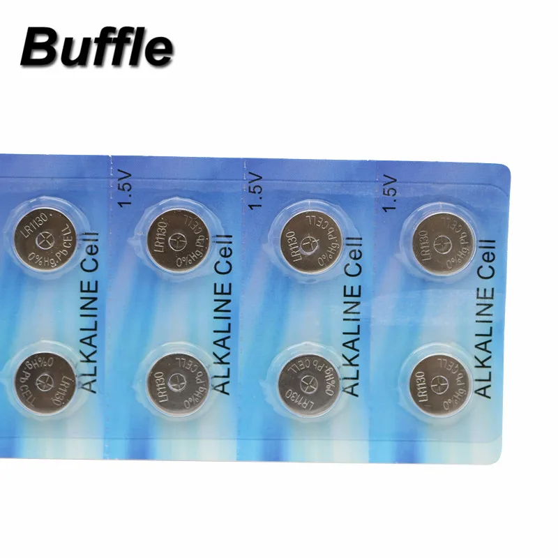 Buffle часы Батарея 10 шт. 1,5 V AG10 LR54 LR1130 L1131 389 189 щелочные батареи