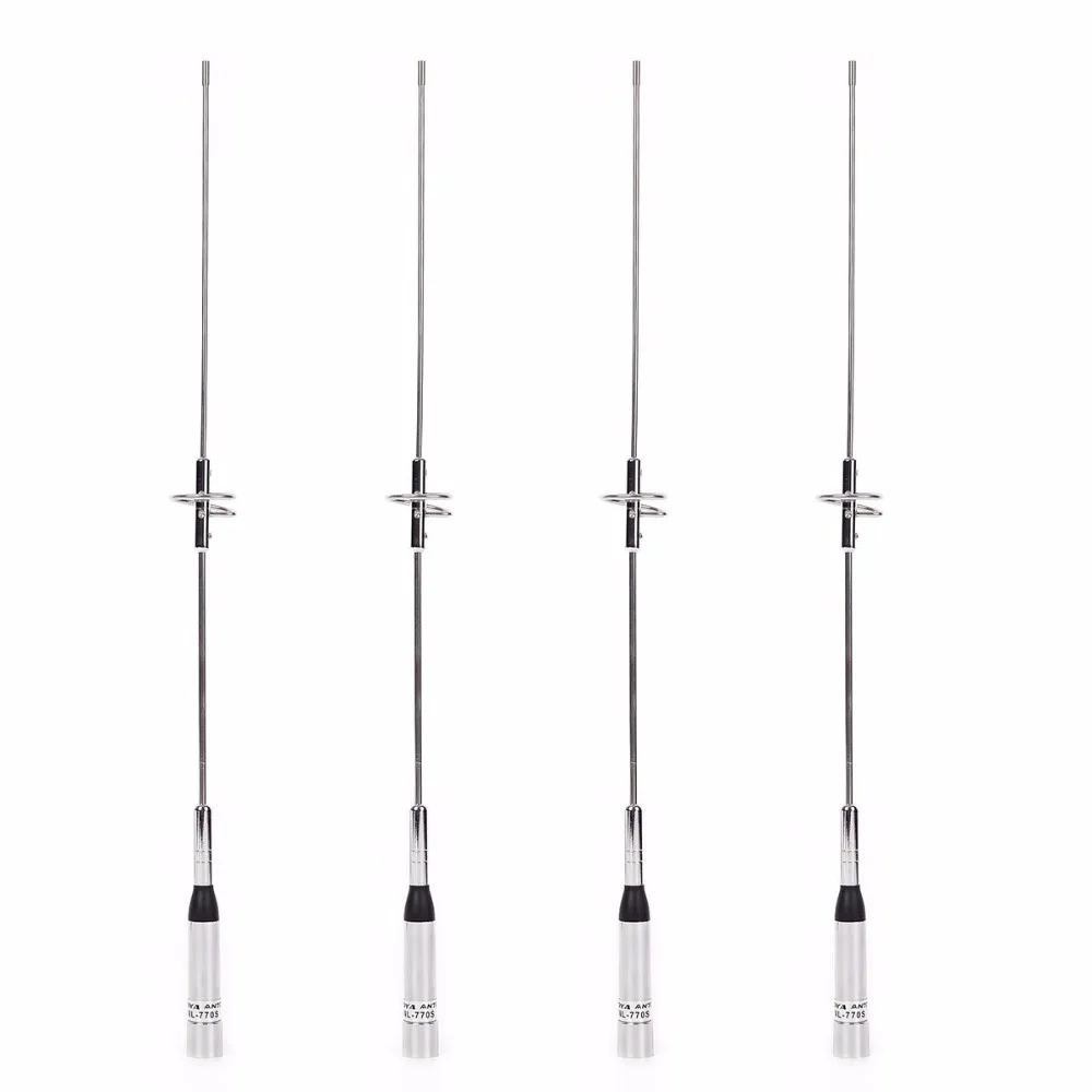 4 шт NL-770S Dual Band UHF/VHF 144/430 MHz 150 W 2,15/3.0dBi антенны SL16/UHF-J/M Тип для автомобиля радио