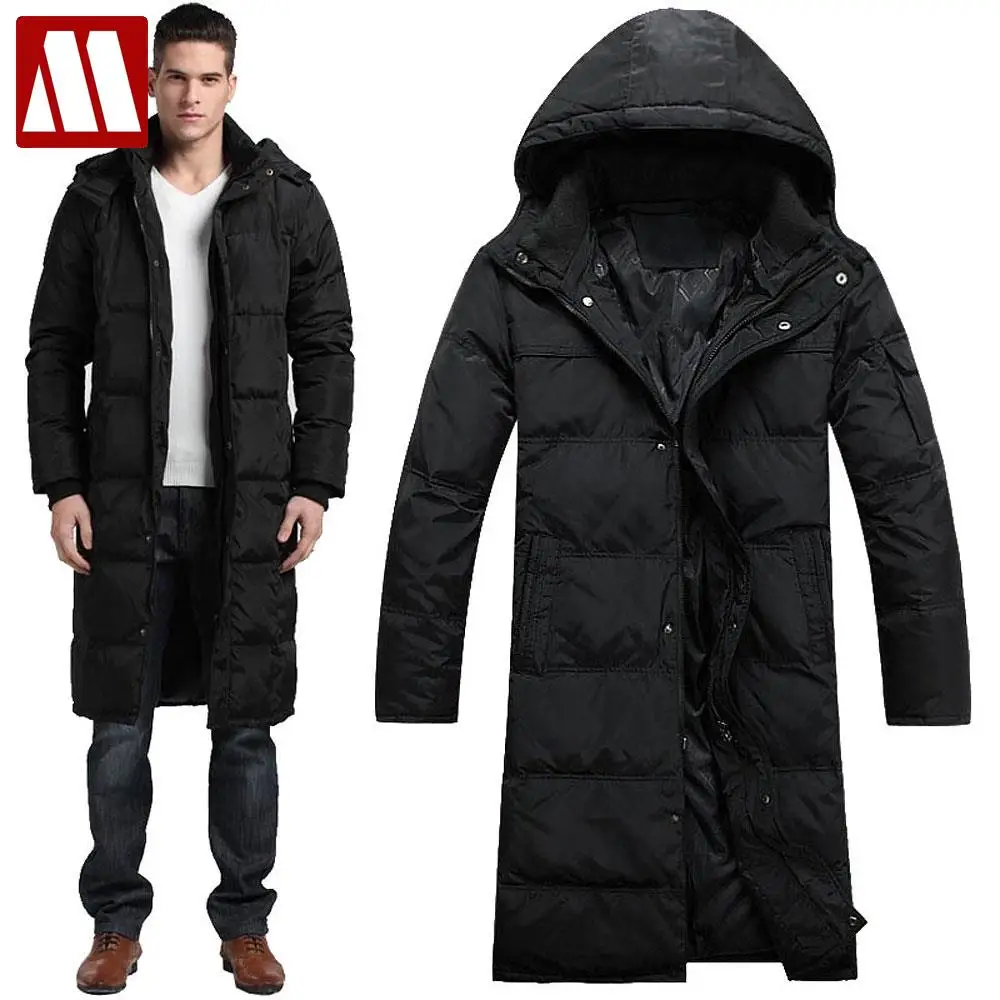 Мужская зимняя длинная куртка с капюшоном размеры до XXXXL|coat down|coats coatscoat trench coat |