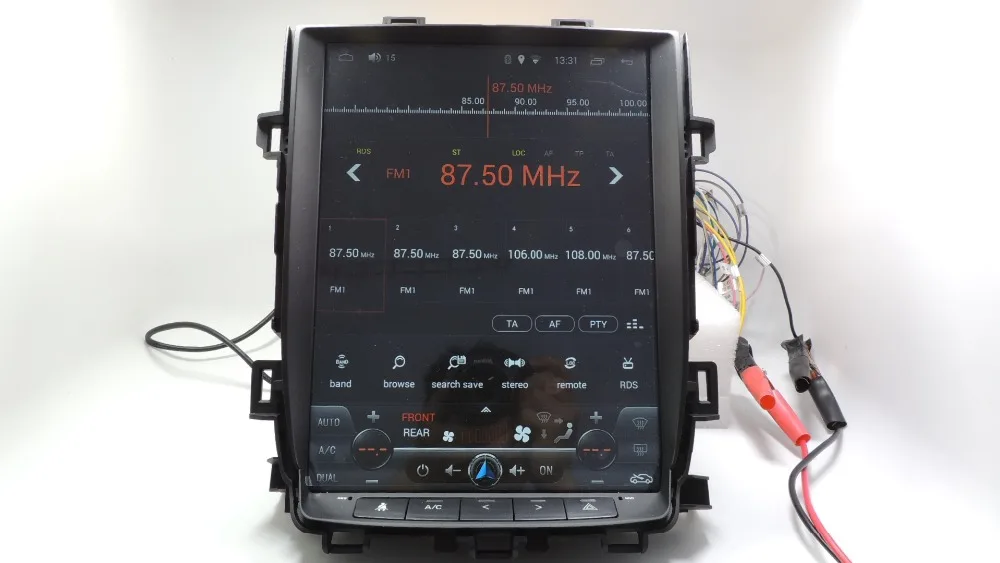 "YOKOTRON" 12," сенсорный Telsa стиль Android 8,1 Автомагнитола для Toyota Alphard Vellfire 20 серии 2009-2012+ gps