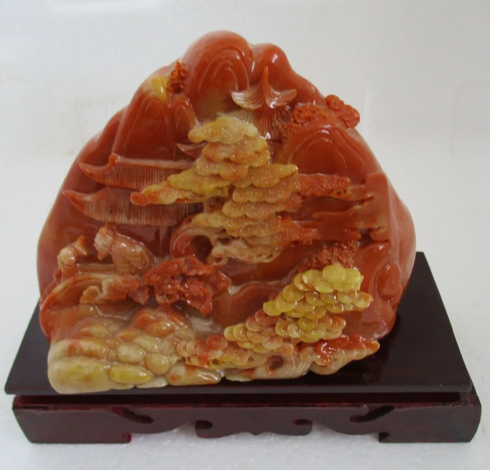 Китайский камень Шушан ремесла украшения дома ручной работы каменная скульптура