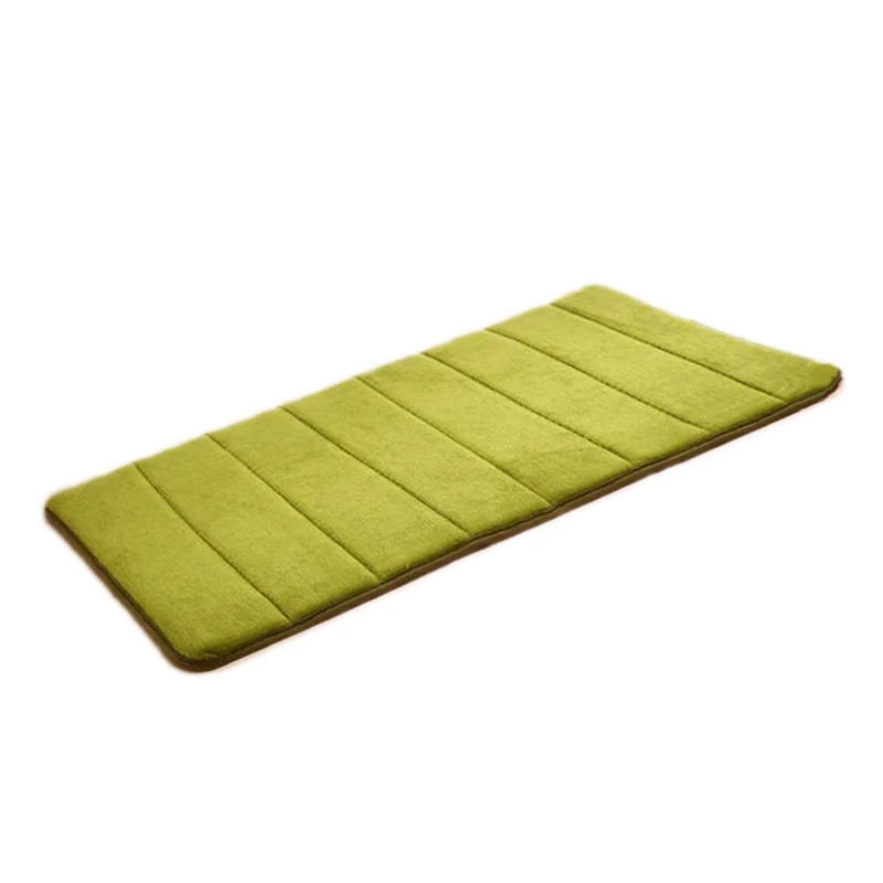 Green Zeegle прямоугольный ковер для гостиной, спальни, пола, Противоскользящий коврик для ванной комнаты, флисовый Впитывающий Коврик с эффектом памяти, коврик для ванной - Цвет: Green