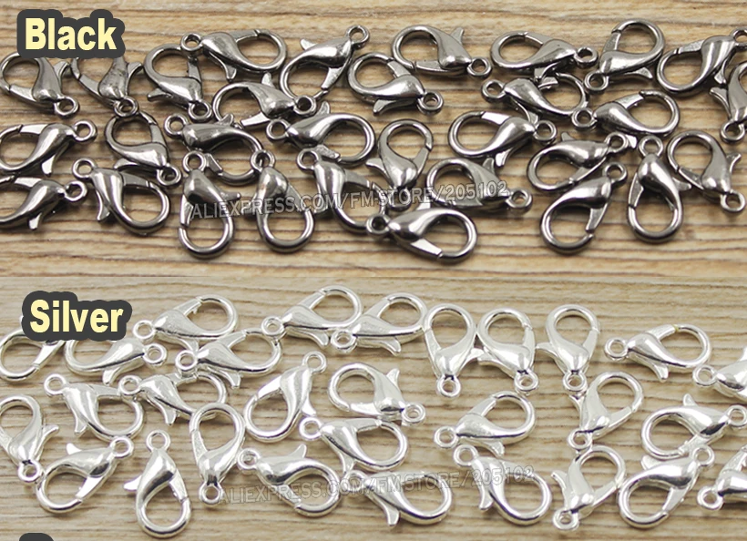 14 мм 16 карабины-карабины золотистого и серебряного цвета из родиевой бронзы