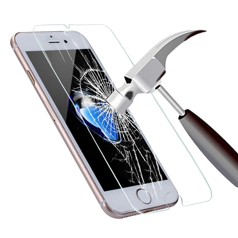 Ascromy 2 шт. для Apple iPhone 7 6 6S Plus 5 5S SE 5C 4 4S закаленное стекло защитная пленка 9 H передняя