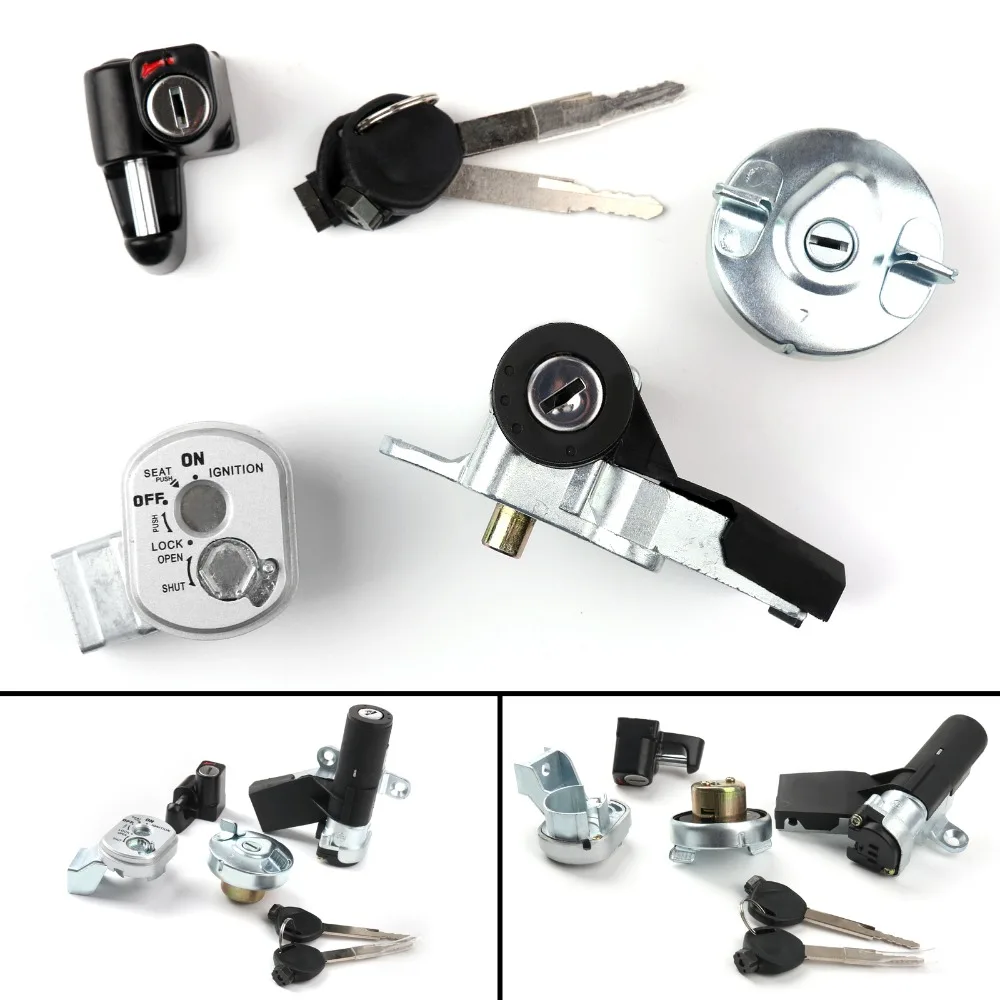 Комплект замков зажигания для мотоциклов Areyourshop 35014-GEZ-Y21 Honda NPS50 Ruckus 2003-2005 |