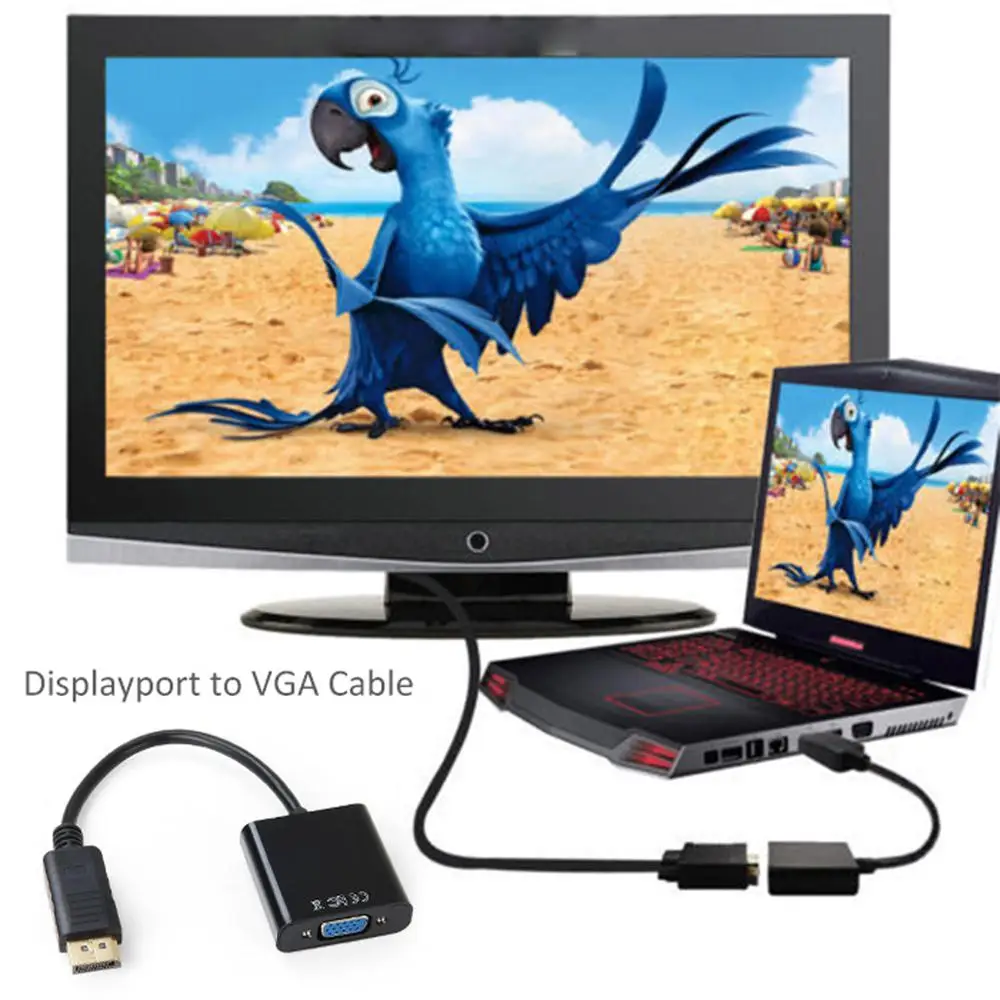 Кабель ATI Eyefinity Active DisplayPort-VGA 0 2 м черный цвет | Компьютеры и офис
