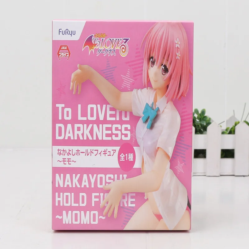 pink in box Аниме To Love Ru Kotegawa Yui Darkness Ver. 1/6 масштаб Momo Belia Deviluke ПВХ фигурка Коллекция Модель игрушка кукла - Color: pink in box