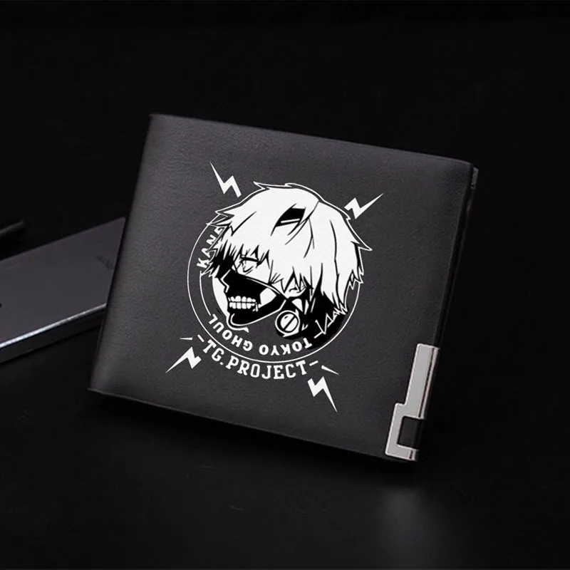 Японское аниме Токийский Гуль Kaneki Ken косплей мужской короткий кошелек студенческий модный кошелек из искусственной кожи кошелек мультфильм Id держатель для карт