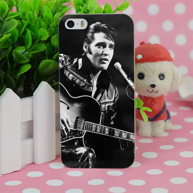 B3005 Популярный Музыкант Элвис Пресли Прозрачный Жесткий Тонкий Case Cover Для Apple iPhone 4
