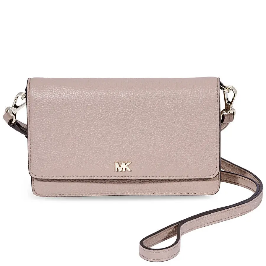 Michael Kors Pebble Кожа Телефон кошелек с ремешком через плечо роскошные сумки для