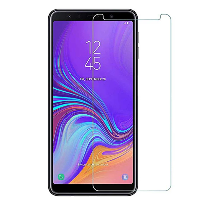 2.5D с уровнем твердости 9 H Экран Защитное стекло для samsung Galaxy A5 A6 A7 A8 2018 закаленное +