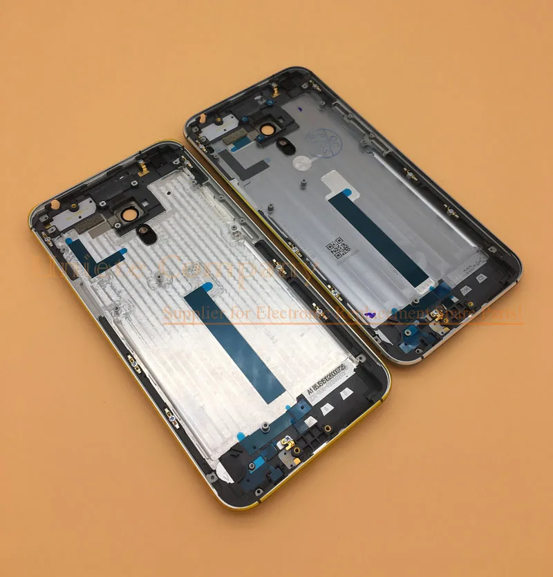 Задняя крышка для MEIZU MX5 чехол двери с металлическим аккумулятором и объективом