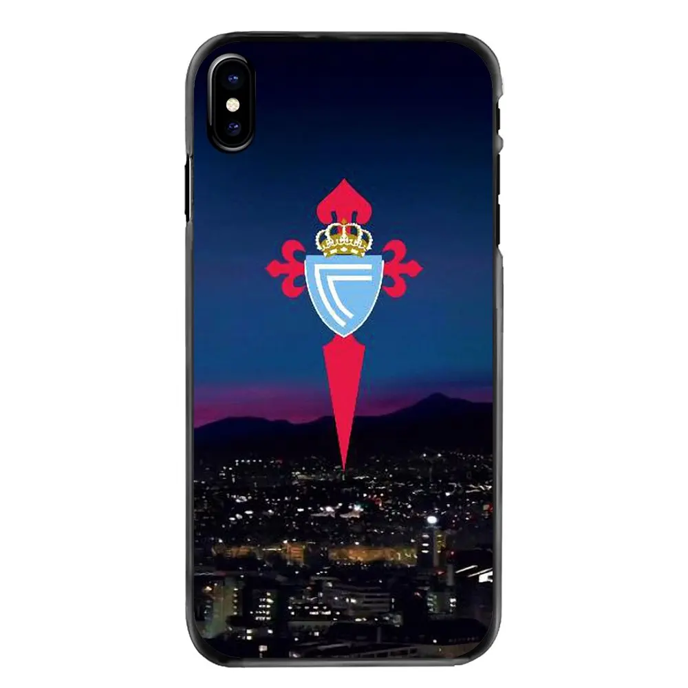 Accessories Cover Spanish football club celta de vigo logo For iPhone 4 4S 5 5S 5C SE 6 6S 7 8 Plus X XR XS Max iPod Touch |