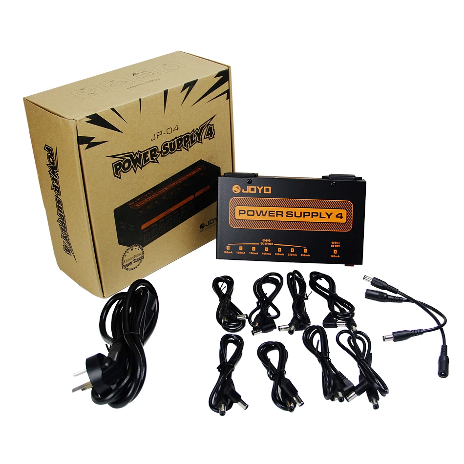 

Guitar accessories JOYO JP-04 Provide stable 100mA/250mA DC Multi - Power Supply AU/EU/UK/US Standard Plug