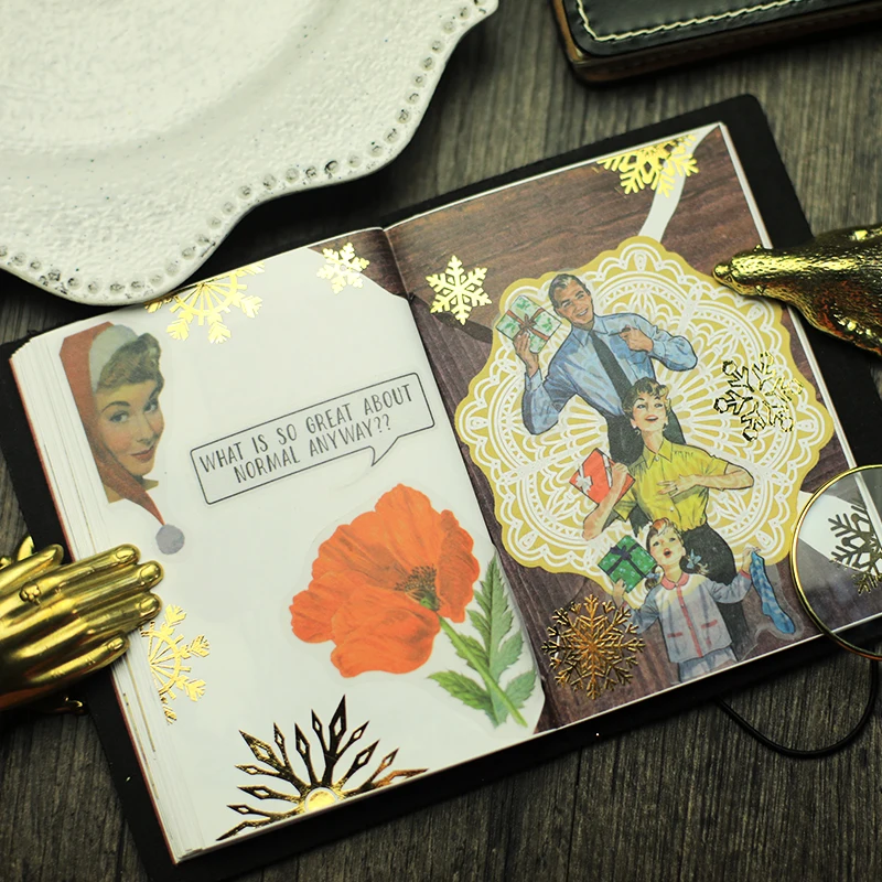 KLJUYP 10 шт. ретро красочные Litmus Бумага высечки для скрапбукинга Happy planner/изготовление карт/Журнал проекта 020