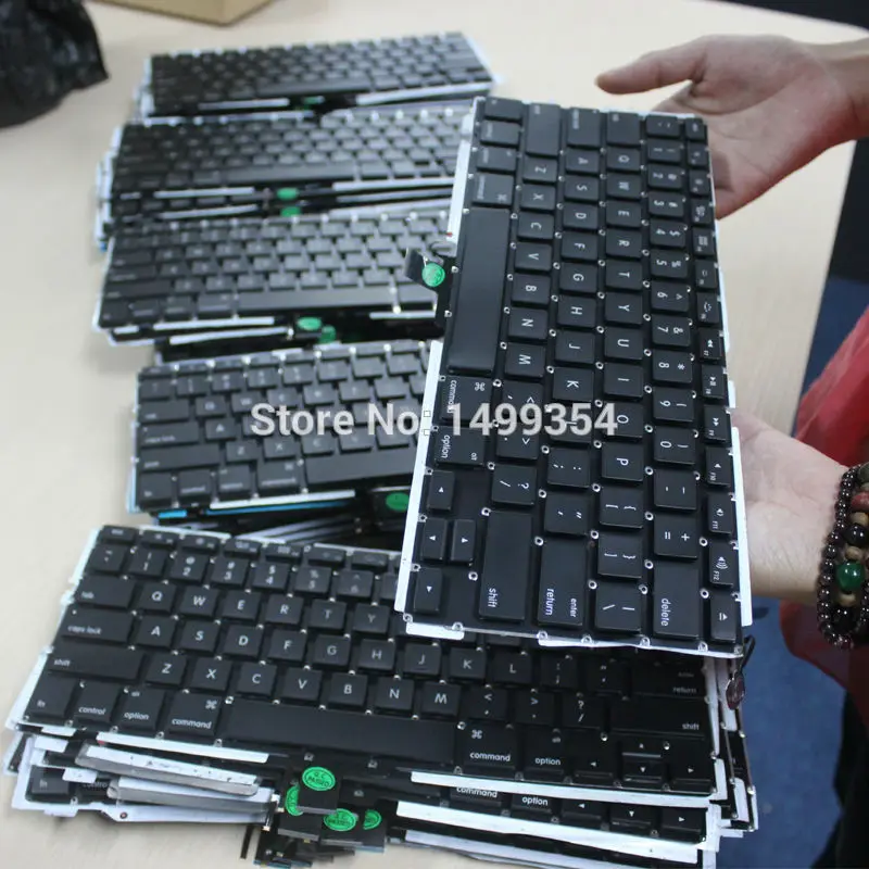 

5PCS Genuine A1286 US Keyboard With Backlight For Apple Macbook Pro 15'' A1286 Keyboard 2009-2012