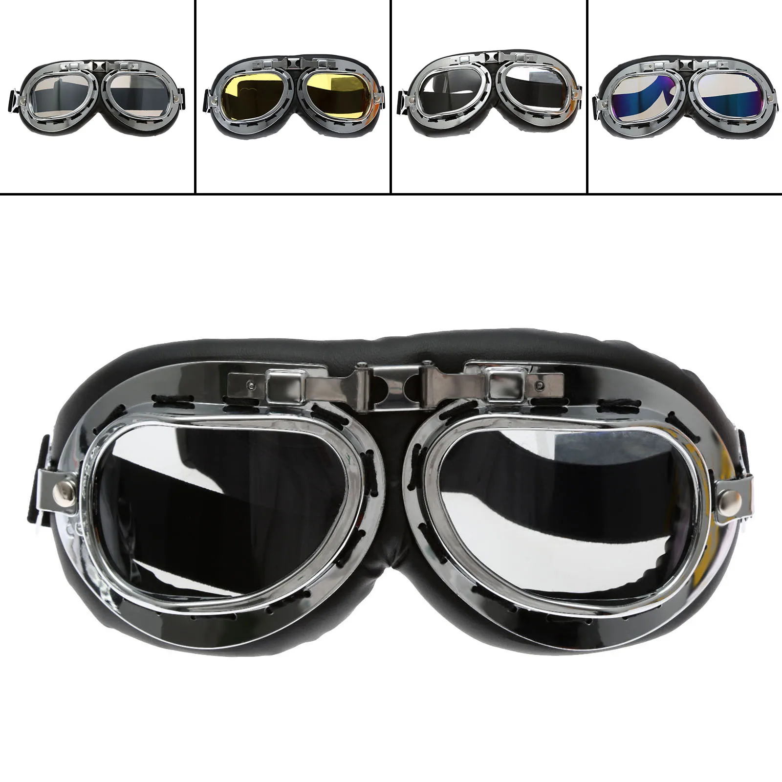 Винтажные мотоциклетные очки для мотокросса ATV защита от УФ-лучей катания на