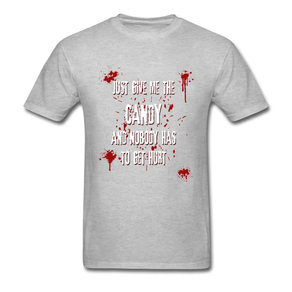 Футболка Give Me The Candy футболка на Хэллоуин мужская размера плюс черно белые топы с