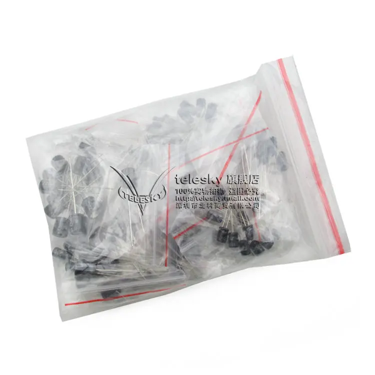 Комплект электролитических конденсаторов 12 значений 1 мкф 240 мкФ Ф для arduino 120 470 2 10