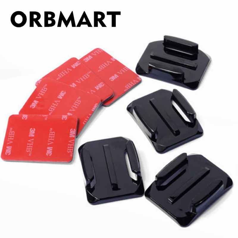 Набор аксессуаров ORBMART для GoPro Hero 4/3/3/2 SJCAM/SJ4000/SJ6000/SJ7000/Xiaomi Yi pro 2 шт. | Электроника