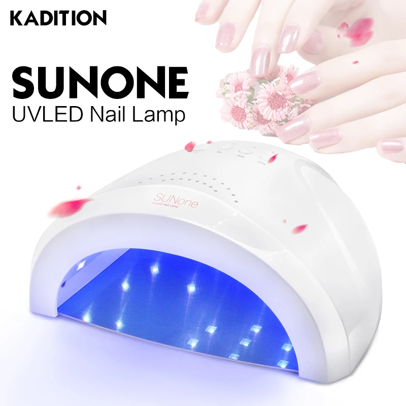 KADITION 48 Вт Сушилка для ногтей Авто УФ светодиодный лампы Гель лак Curing Light 30 s таймер