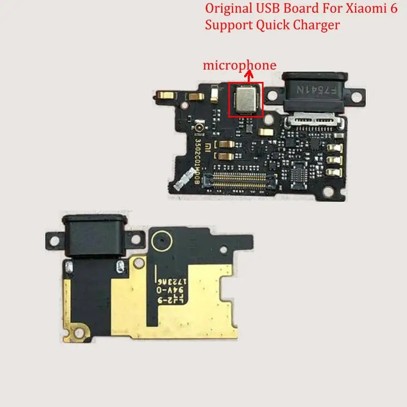 Оригинальный USB кабель Запчасти для Xiaomi Mi6 Mi 6|Шлейфы мобильных телефонов| |