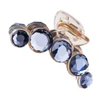 Заколка-краб для волос PINKSEE, простая элегантная заколка для волос с кристаллами, зажим для волос, пластиковый зажим для волос для кошелек-зажим женский