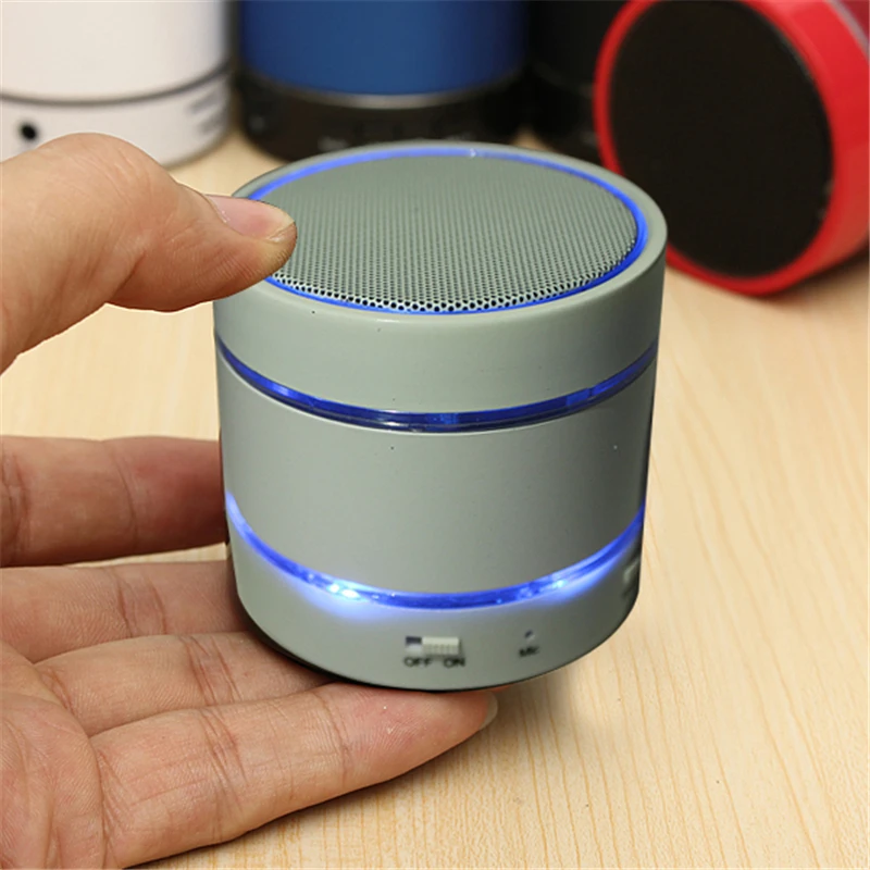 Мини беспроводной Bluetooth динамик портативный светодиодный V3.0 стерео Hifi мини супер