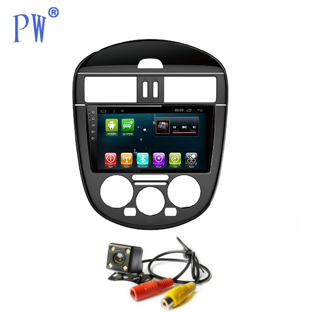 Android 7 1 Автомобильный GPS радио плеер Navi для Nissan Tiida 2011-2015 автомобильный стерео