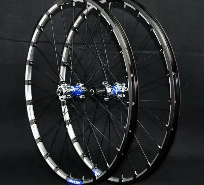 27 5inch full black MTB горный велосипед фрезерный трёхсторонний ЧПУ подшипник ступицы ультра светильник колеса обода - Цвет: 27 5inch full black