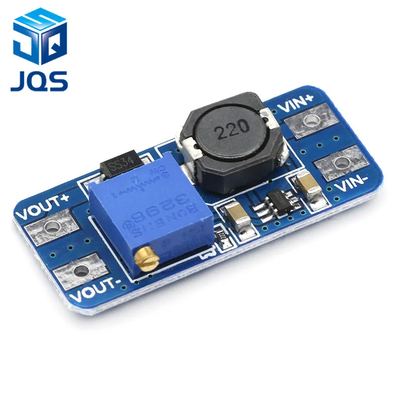 MT3608 MT3608 DC-DC регулируемый Повышающий Модуль 2A повышение пластина Step Up Модуль с MICRO USB 2 V-24 V 5V 9V 12V 28V - Цвет: MT3608