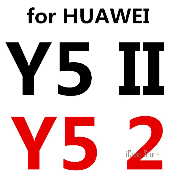 Y5 II Закаленное Стекло Экран Защитная пленка для Huawei y6ii Y62 Y5II Y52 Y3 ii Y32 P8 Lite P9 Lite Honor 4C 4X 5C 5X7 3X 3C - Цвет: Y5 II