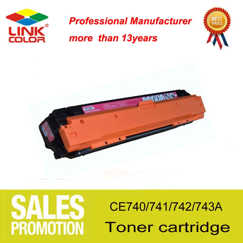 307A 307 CE740A CE741A CE742A CE743A CNLINKCLR лазерный тонер картридж совместимый для HP Color Laserjet